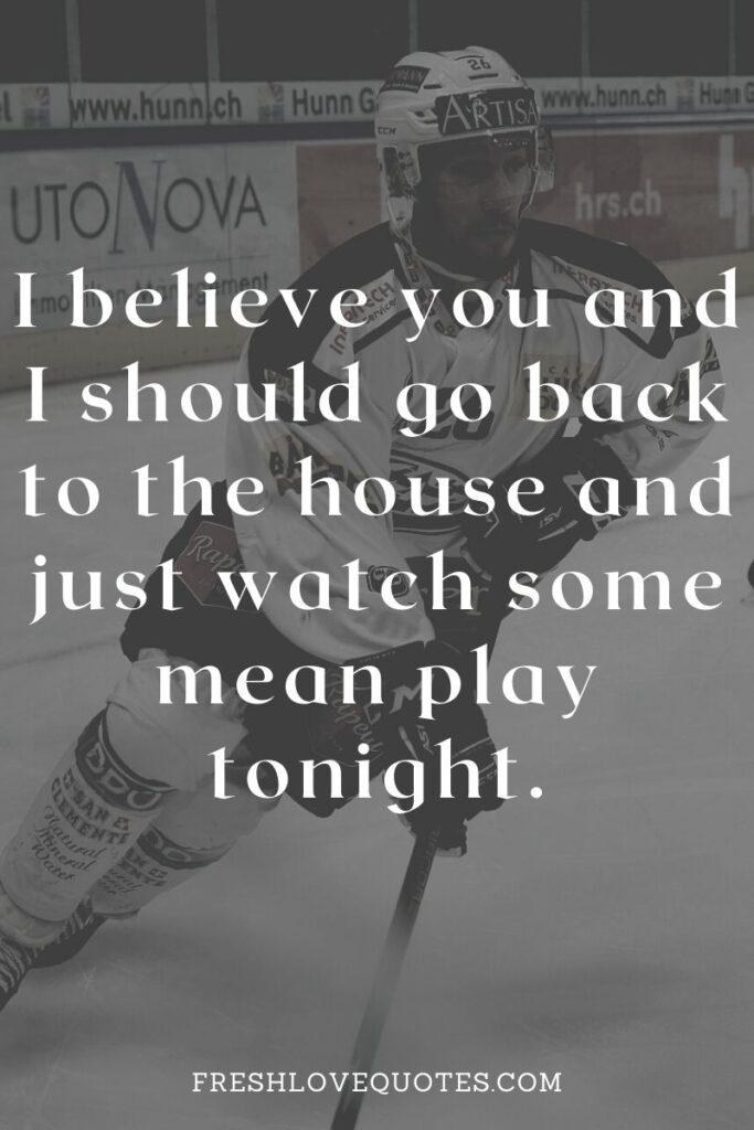 Beautiful Hockey Pick Up Lines