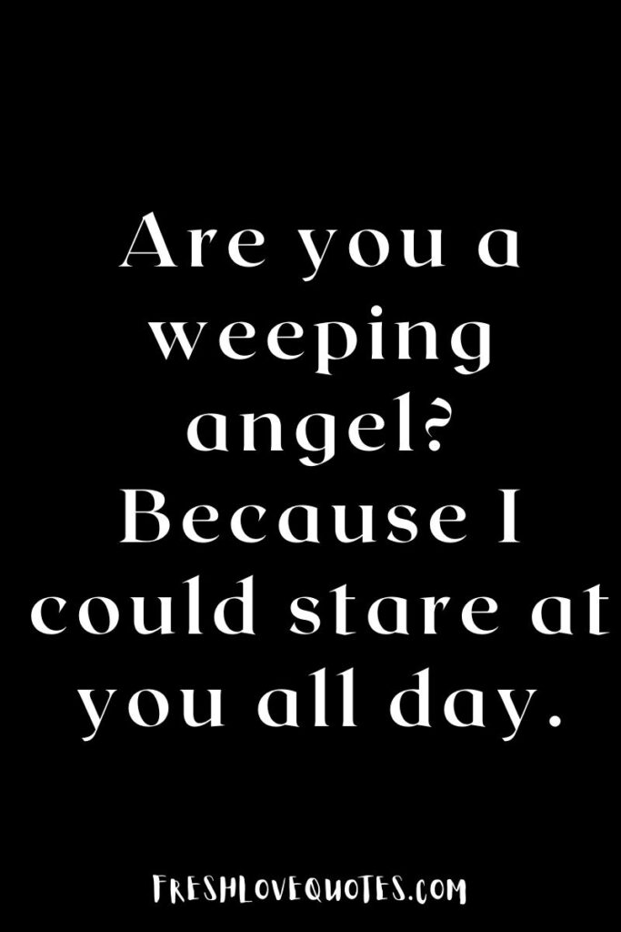 Romantic Flirty Angel Pick Up Lines for Her