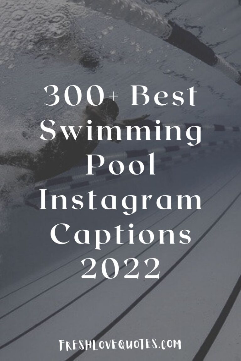 300 Best Swimming Pool Instagram Captions